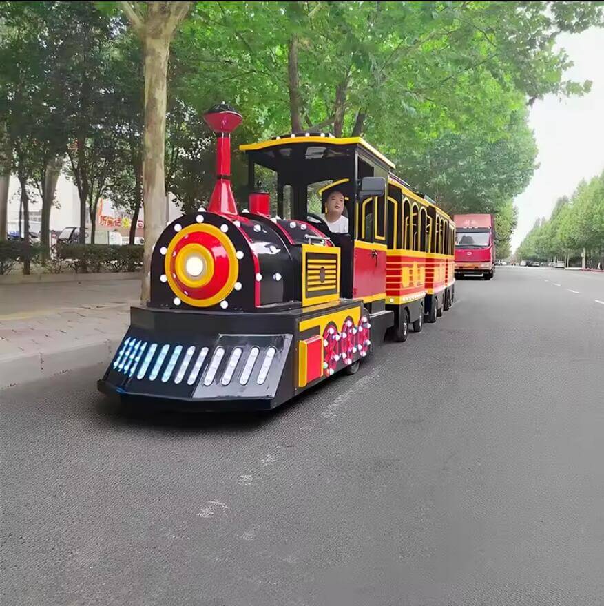 Durable china trackless train for sale - Dudu